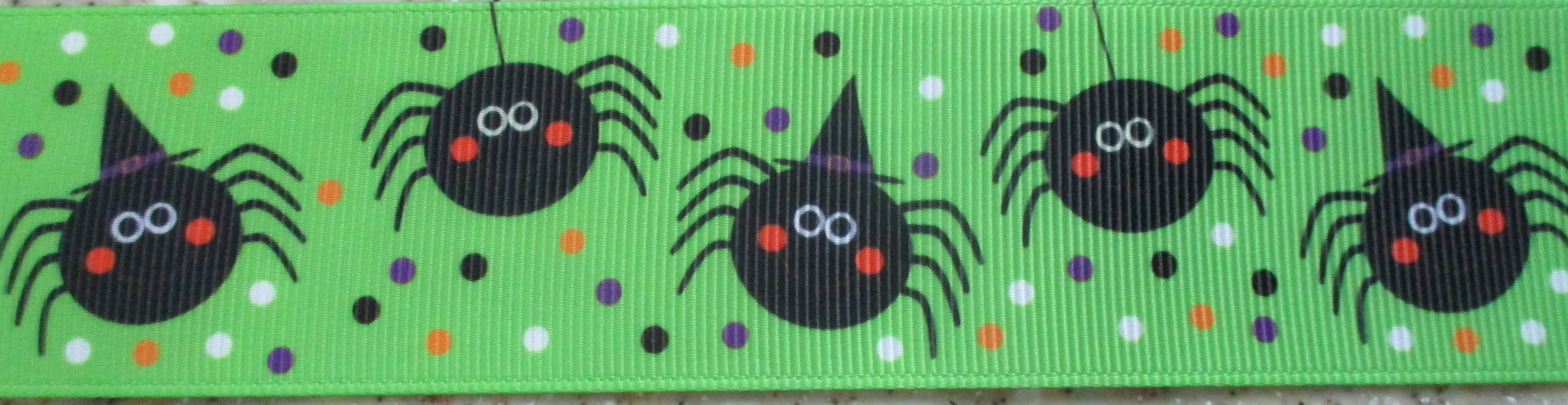 Spiders...On Bright Green